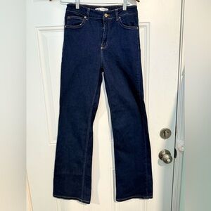 Zara Dark Blue Flare Jeans